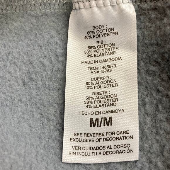 Women’s medium Tie Dye Hoodie, Champion black gray embroidered logo pullover - Picture 7 of 8